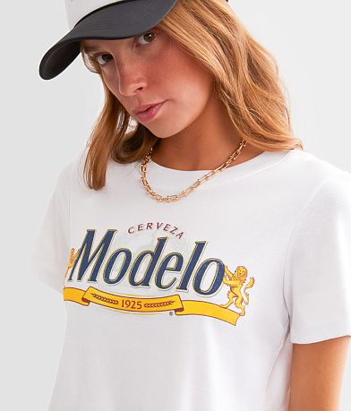 Bioworld&#174; Modelo&#174; 1925 Cropped Baby T-Shirt misc detail 1 view