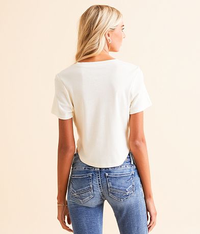 Bioworld&#174; It Takes A Village Cropped T-Shirt back view