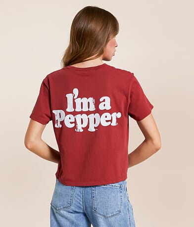 Bioworld Dr. Pepper&#174; Cropped T-Shirt BACK
