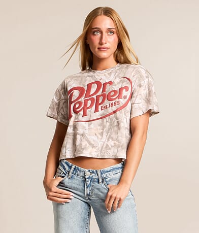 Dr. Pepper Camo Cropped T-Shirt