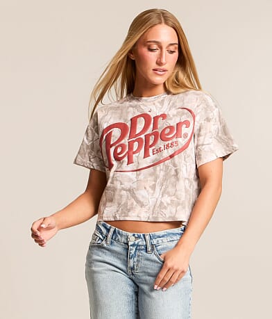 Dr. Pepper Camo Cropped T-Shirt thumbnail 2