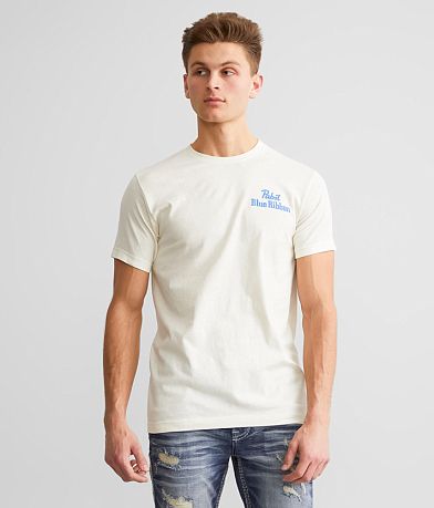 Bioworld® Pabst Blue Ribbon® Bottles T-Shirt front view