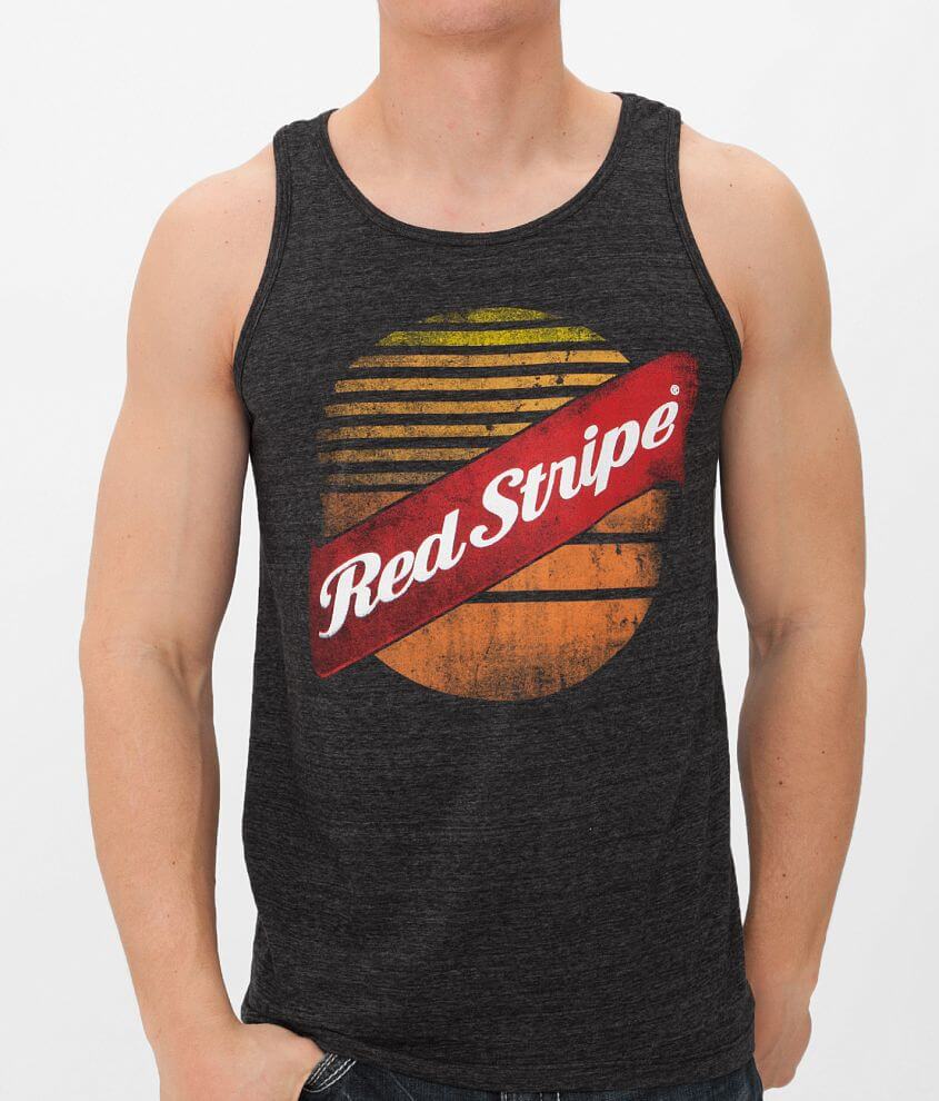 Red Stripe Tank Top front view