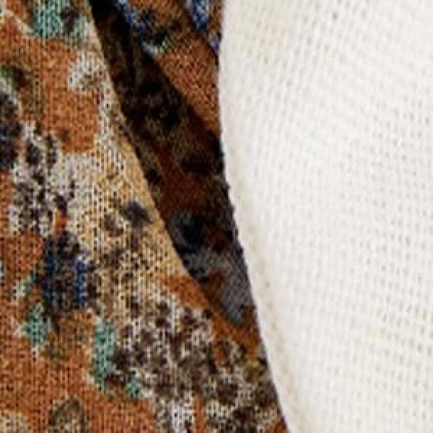 Cream Tan Multi