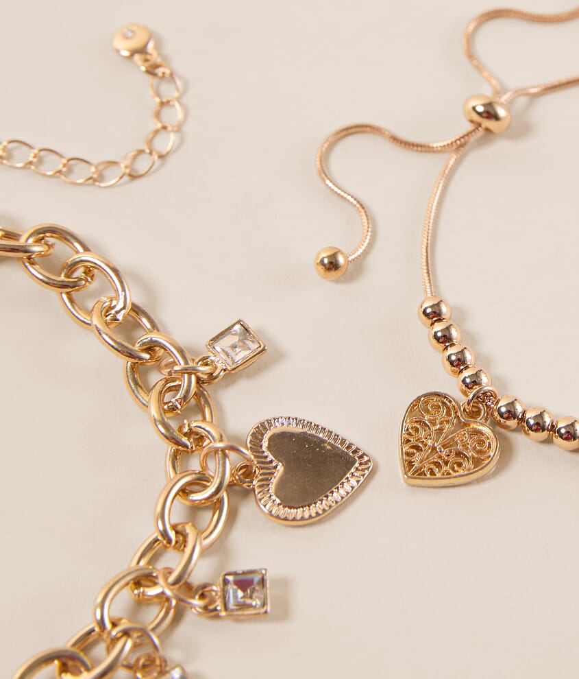 2 Pack Charm Bracelet Set - thumbnail 2