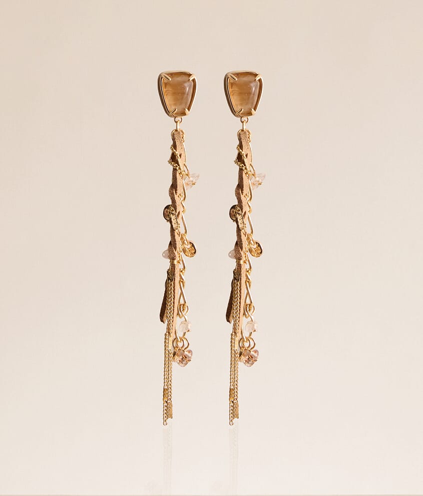 Stone Fringe Earring - thumbnail 3