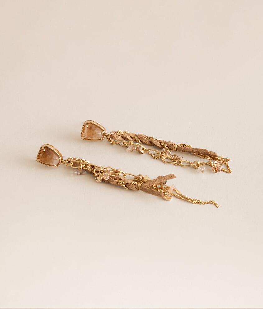 Stone Fringe Earring