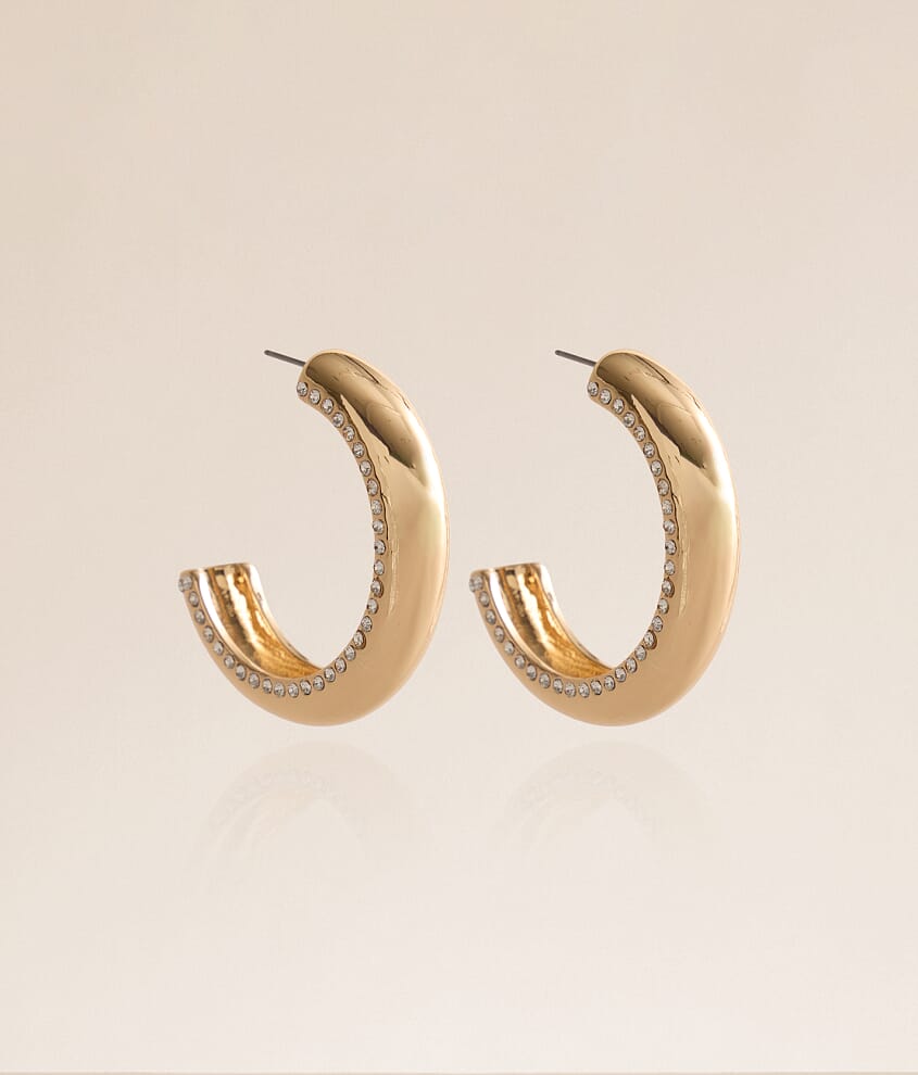 Statement Glitz Hoop Earring