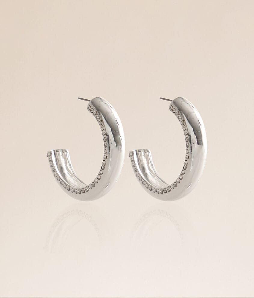 Statement Glitz Hoop Earring