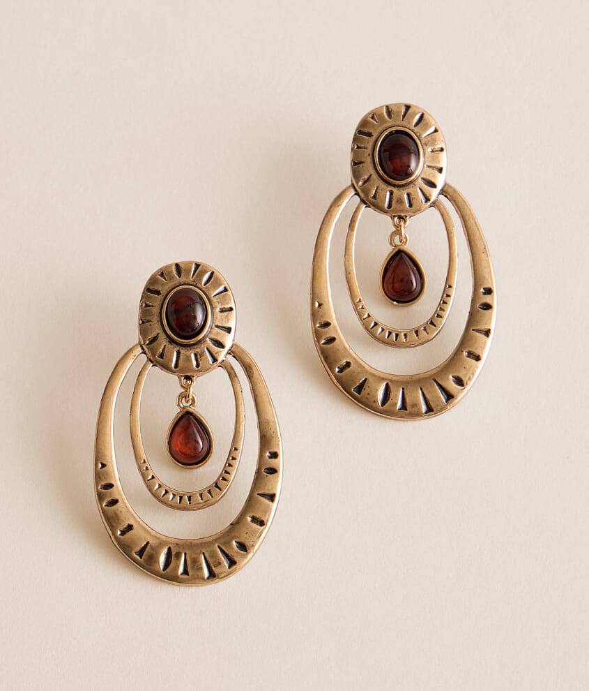 Western Stone Earring