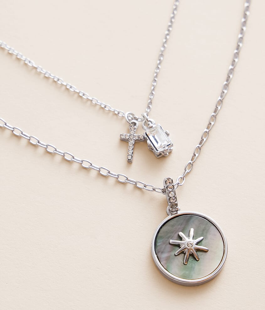 2 Pack Charm Necklace Set