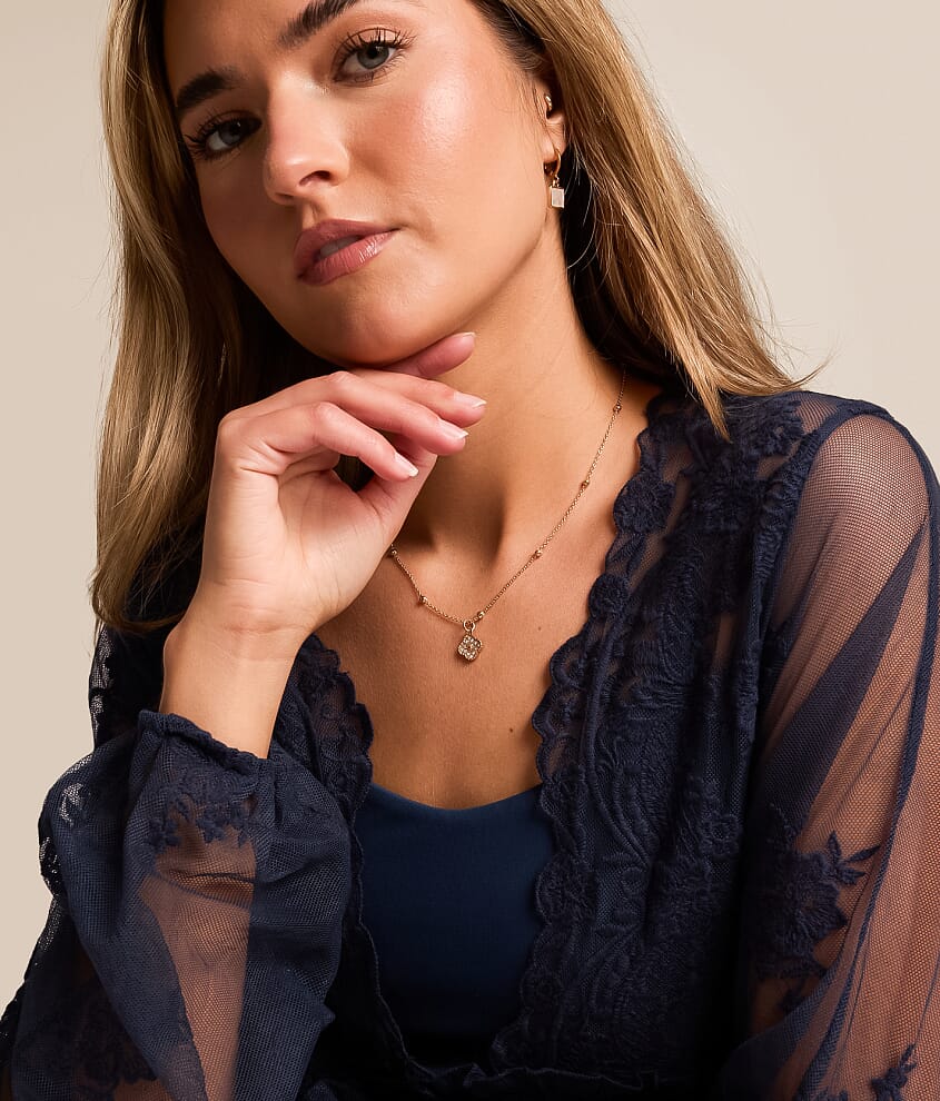 Glitz Clover Necklace