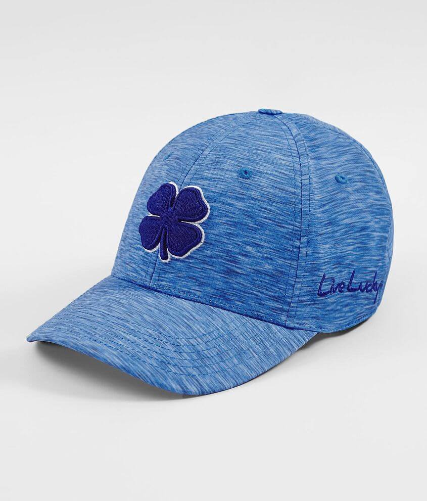 Black Clover Lucky Heather Blue Stretch Hat front view