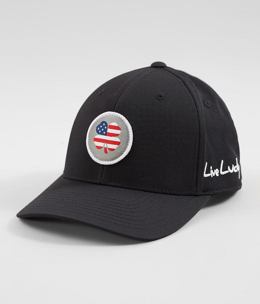 Black clover american flag hat online