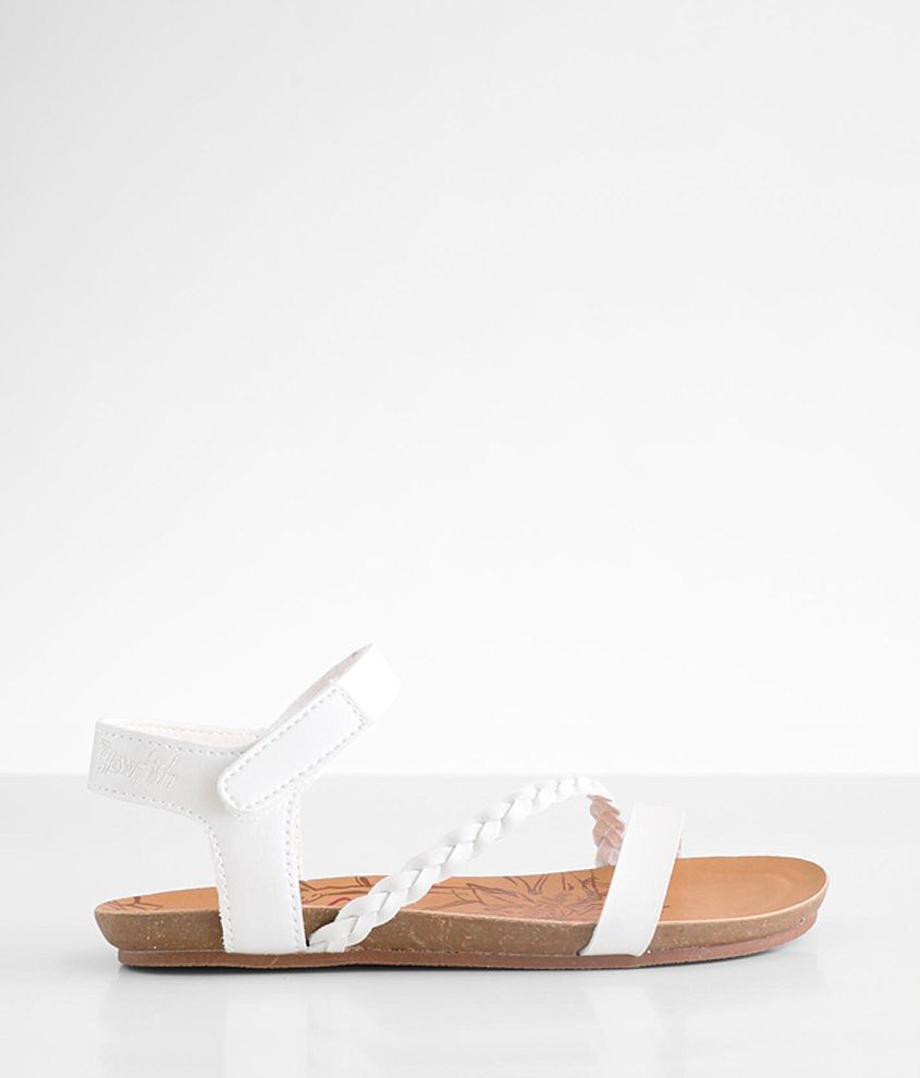 White deals blowfish sandals