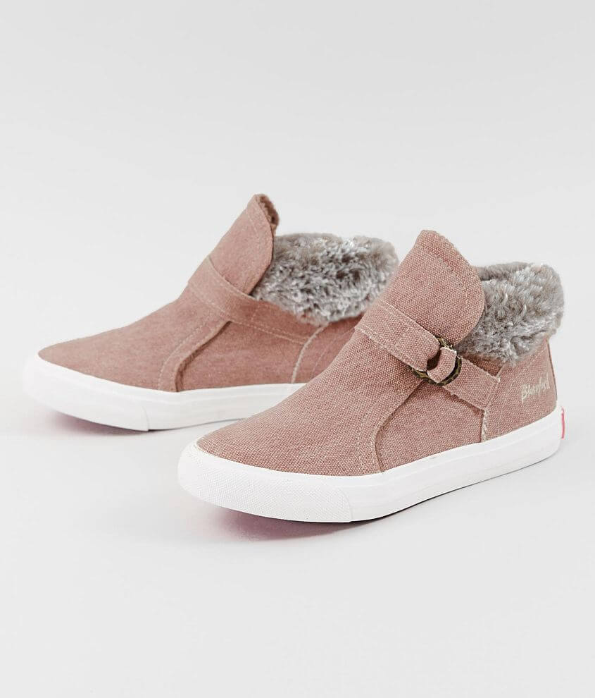 Girls Blowfish High Top Canvas Shoe Girl's Shoes in Walnut - Main Image