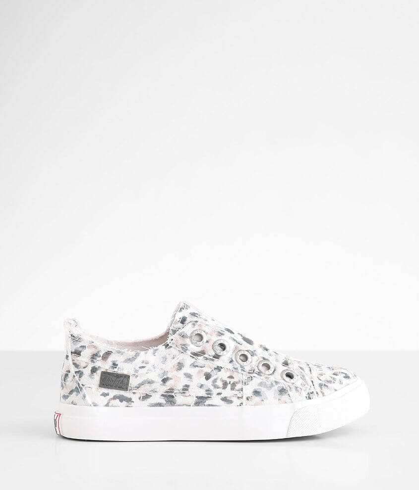 Girls - Blowfish Play Leopard Sneaker front view