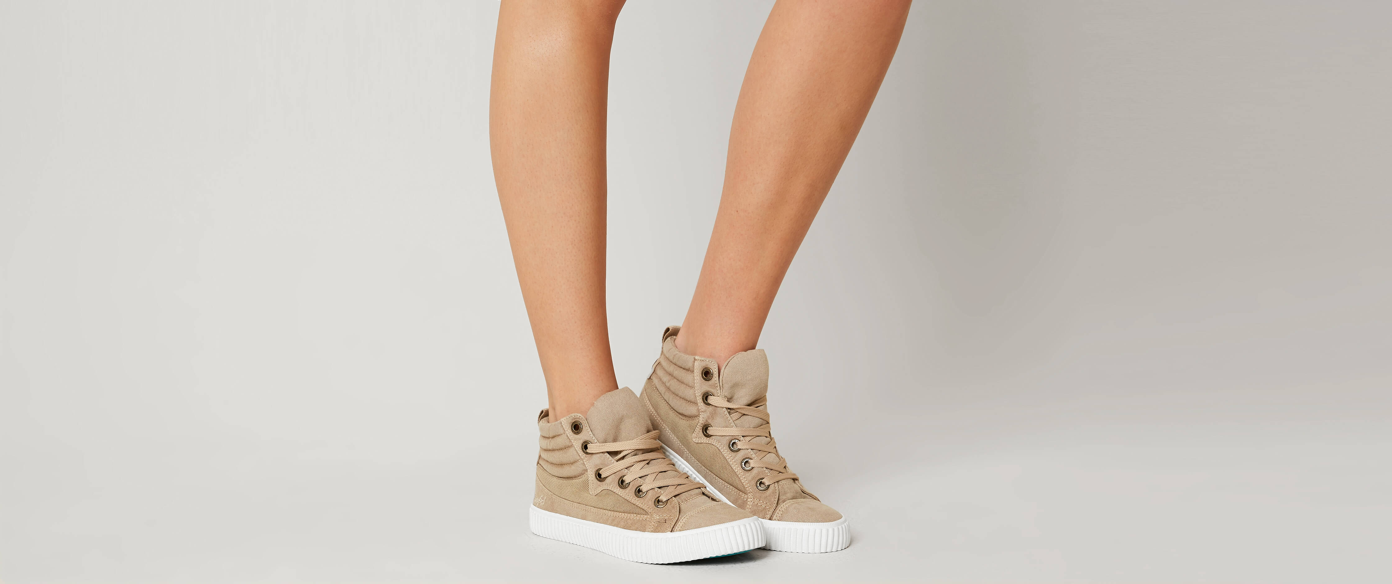 blowfish high top ribbed shoe