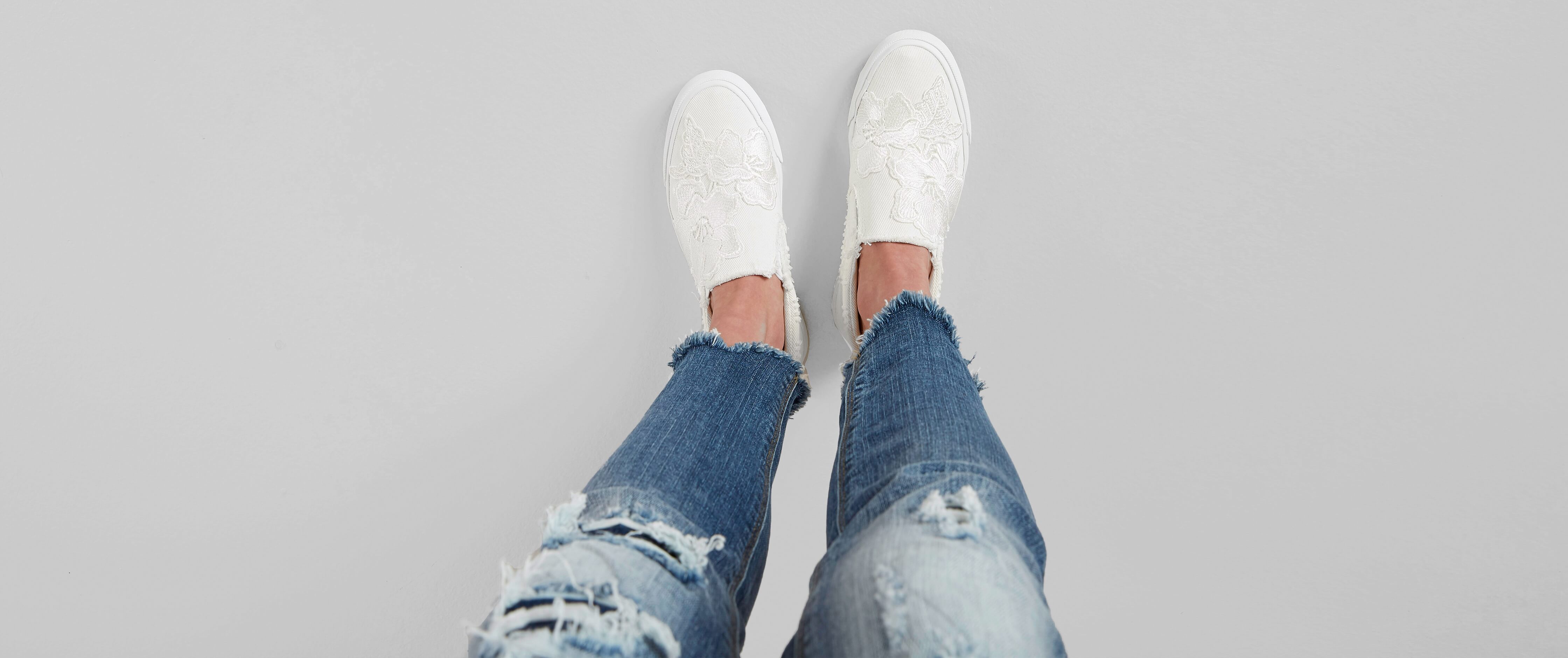 blowfish white slip on sneakers