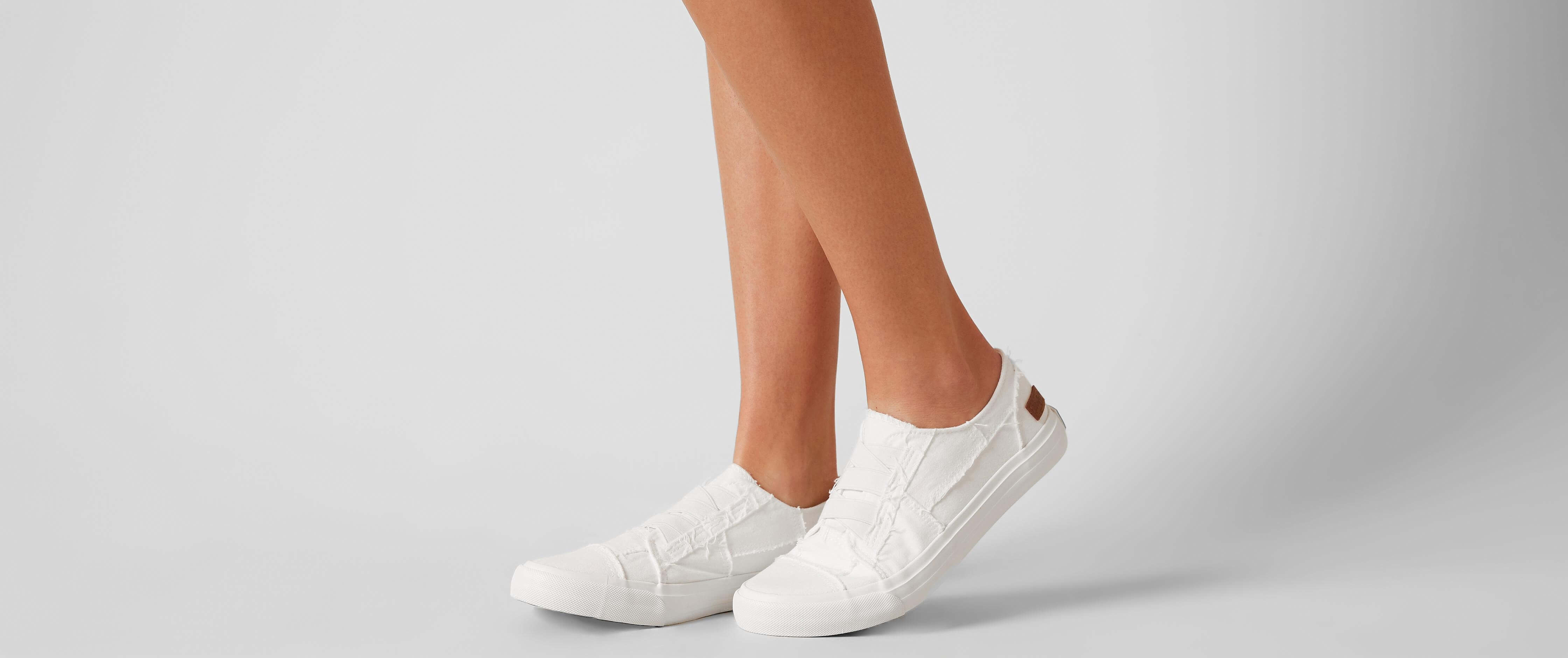 blowfish white slip on sneakers