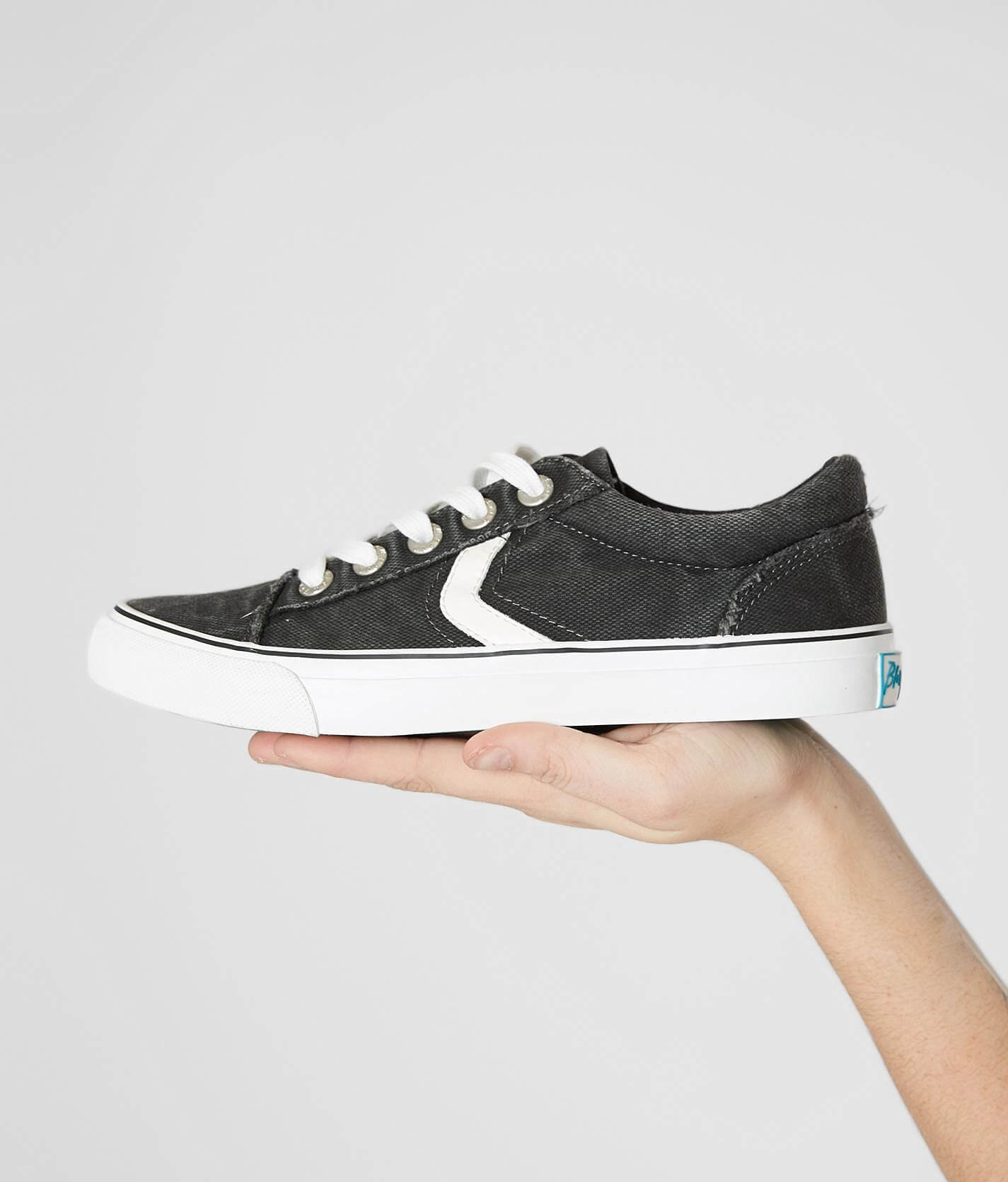 blowfish black canvas shoes