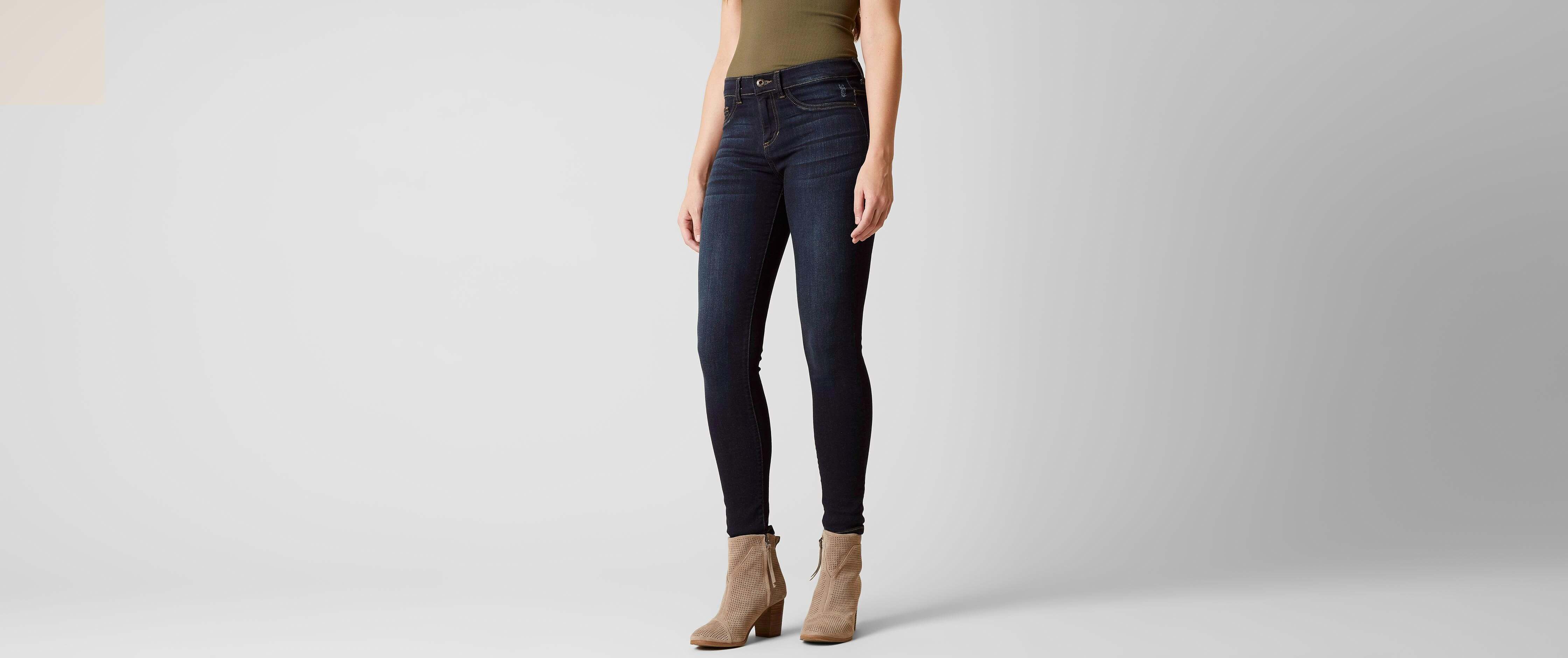 sneak peek jeans mid rise