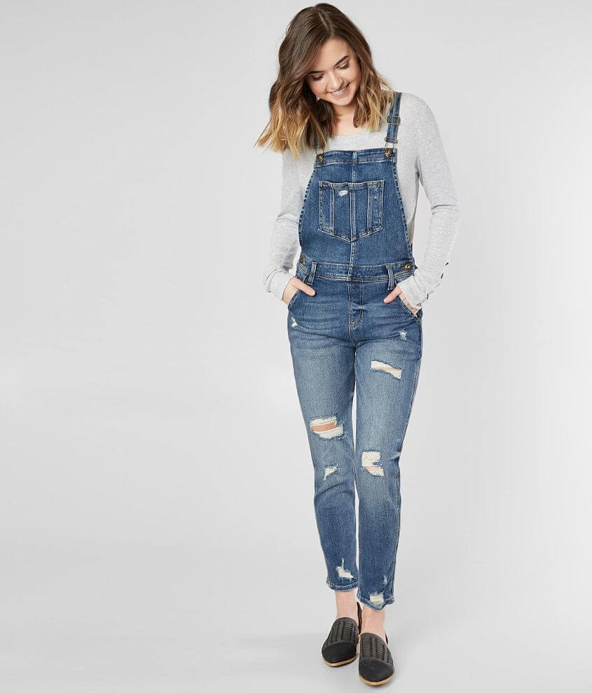 Bridging The Gap Sneak Peek Distressed Denim Overalls (Medium) · NanaMacs