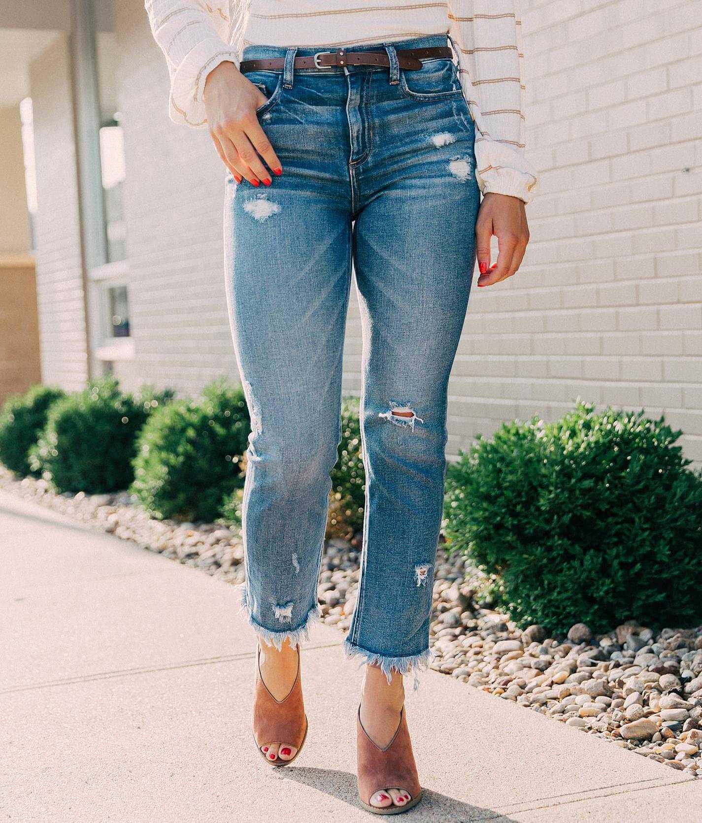 sneak peek high rise jeans