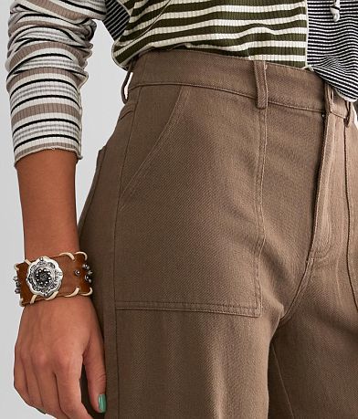 Blue Blush High Waisted Slouchy Cargo Pant MISC_DETAIL_1