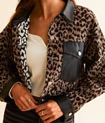 ジャケット・アウター Cheetah Open SZN Cheetah Trench Jacket - Women's Coats & Jackets in