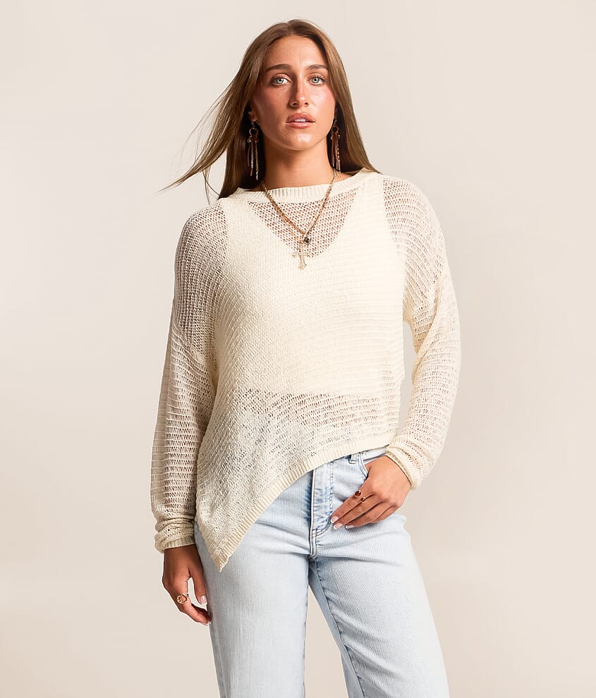 Asymmetrical Hem Sweater