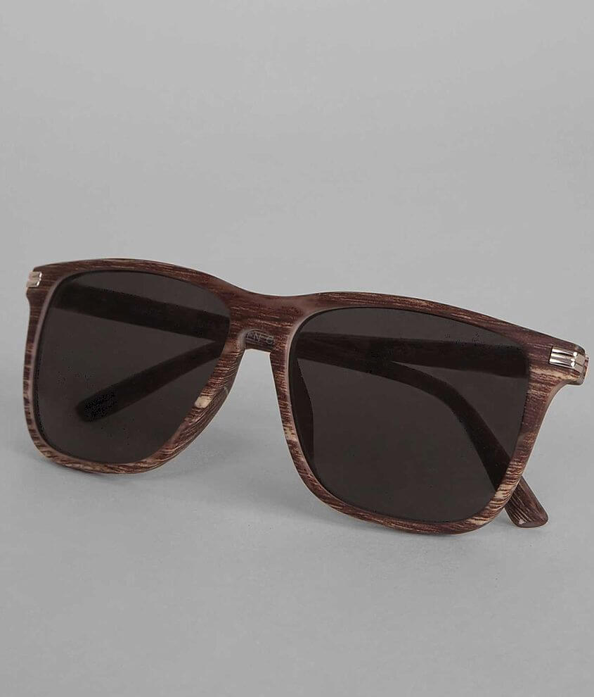 BKE Wood Sunglasses front view