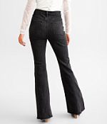 Blue B Ultra High Rise Rhinestone Fringe Flare Stretch Jean