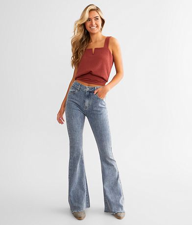 Blue B Rhinestone Ultra High Rise Flare Stretch Jean MISC_DETAIL_2