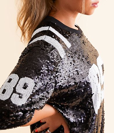 89 Sequin Varsity T-Shirt Dress thumbnail 6