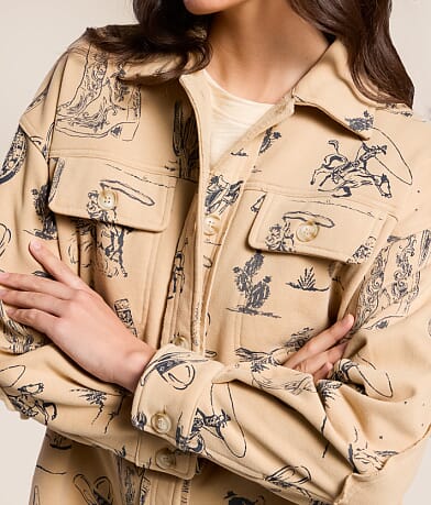 Blue B Western Shacket - Women's Coats & Jackets in Taupe | Buckle