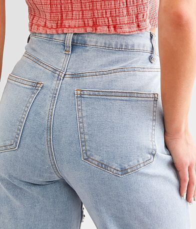 Blue B Ultra High Rise Wide Leg Rhinestone Stretch Jean BACK_POCKET