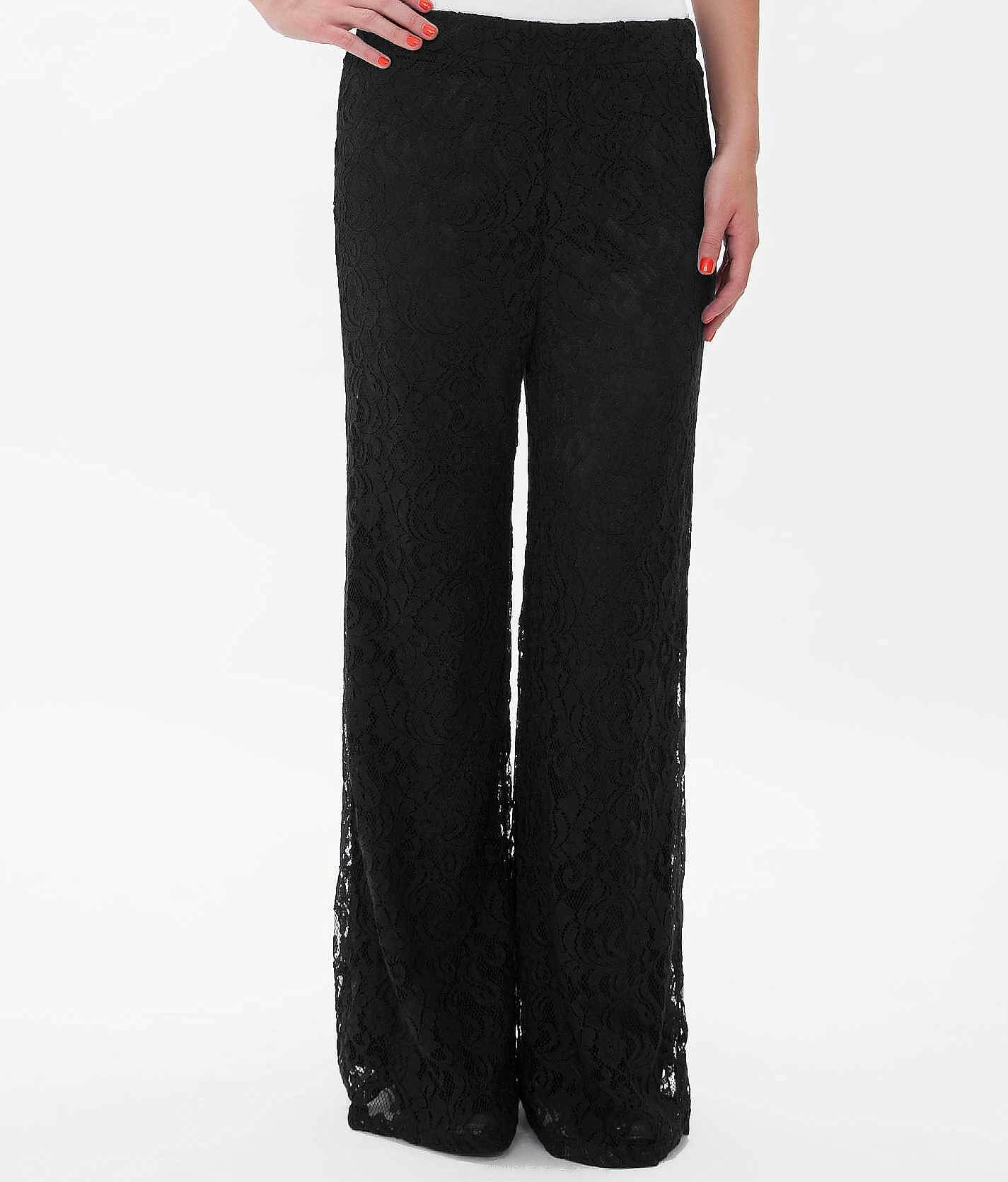 パンツ NOIRNINE Punching Lace Pants 5BMR0261 IfSixWasNine 1of1 Lace-Up Pants with Crocodile Leather