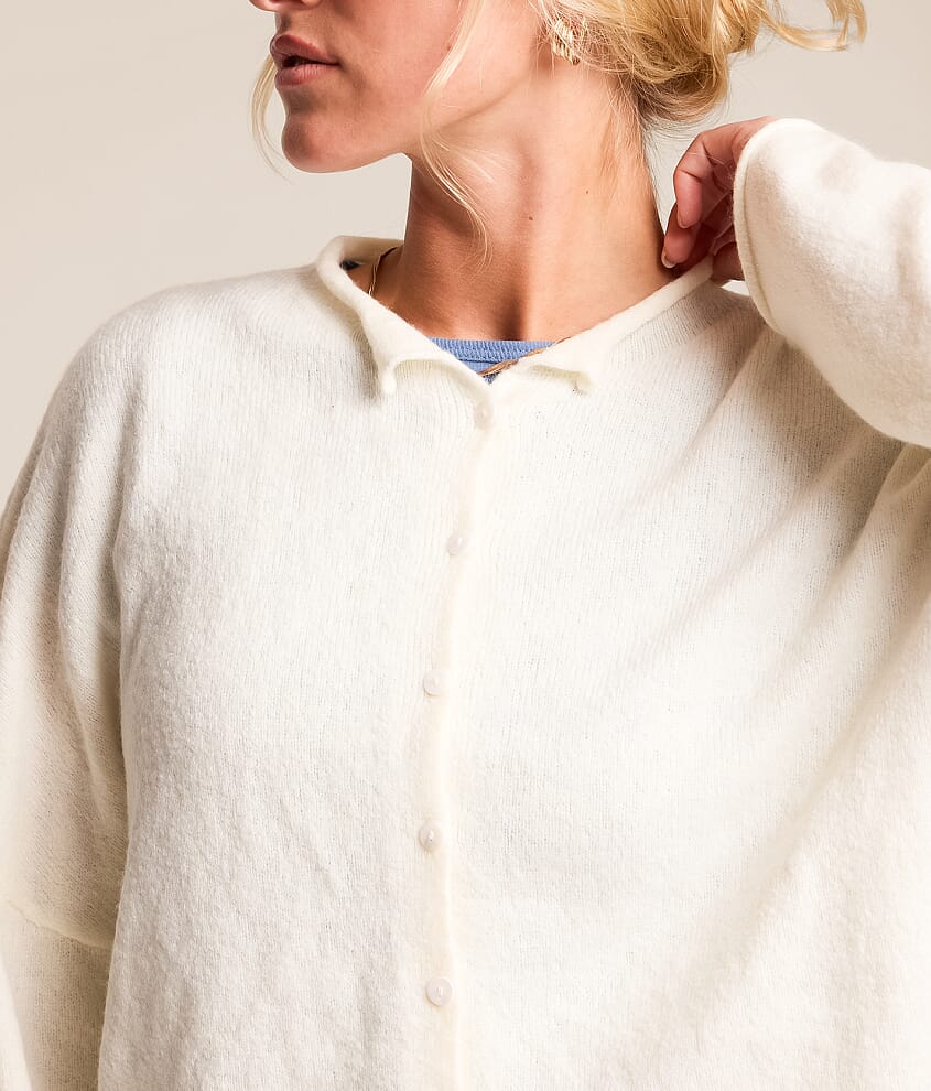 Brushed Cardigan Sweater