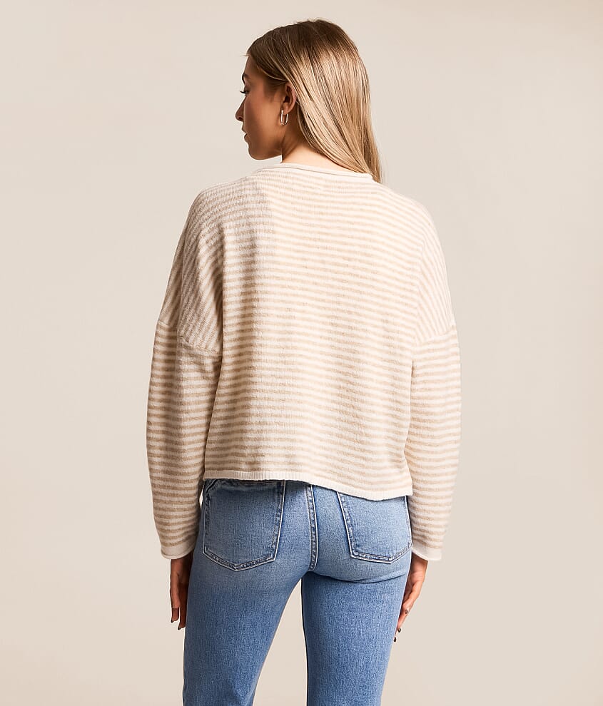 Striped Cardigan Sweater - thumbnail 7