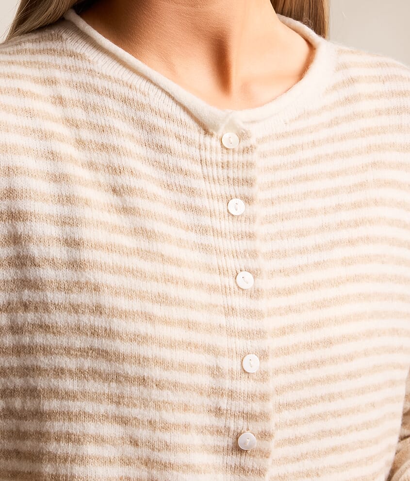 Striped Cardigan Sweater - thumbnail 8