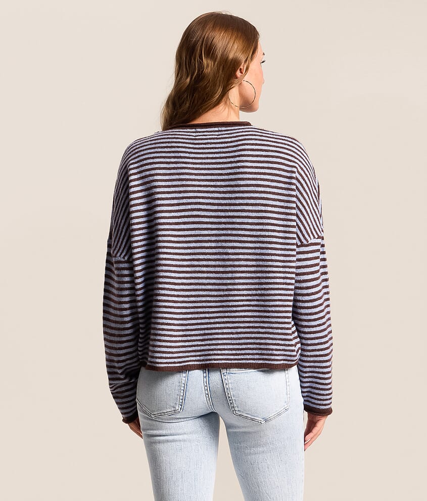 Striped Cardigan Sweater - thumbnail 7