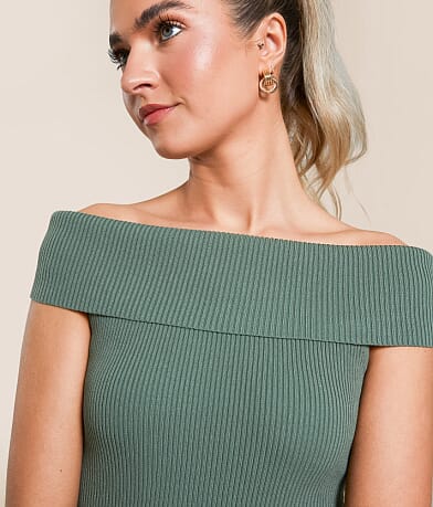 The Workshop Foldover Off The Shoulder Top misc detail 1 view