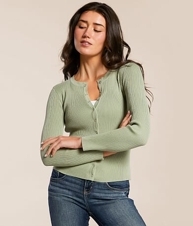 The Workshop Ribbed Top front view