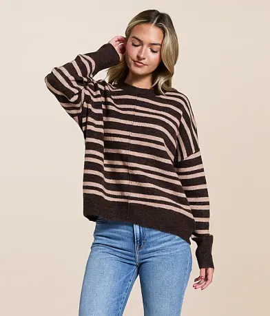 The Workshop Brushed Knit Sweater front view