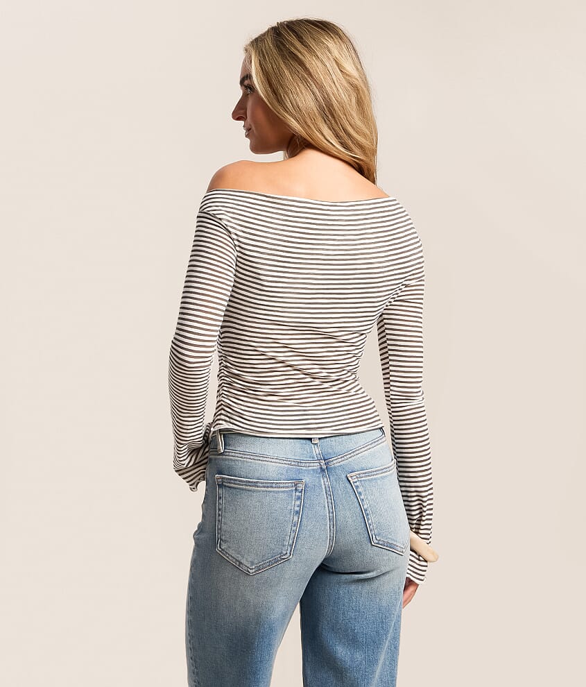 Striped Boatneck Top - thumbnail 5