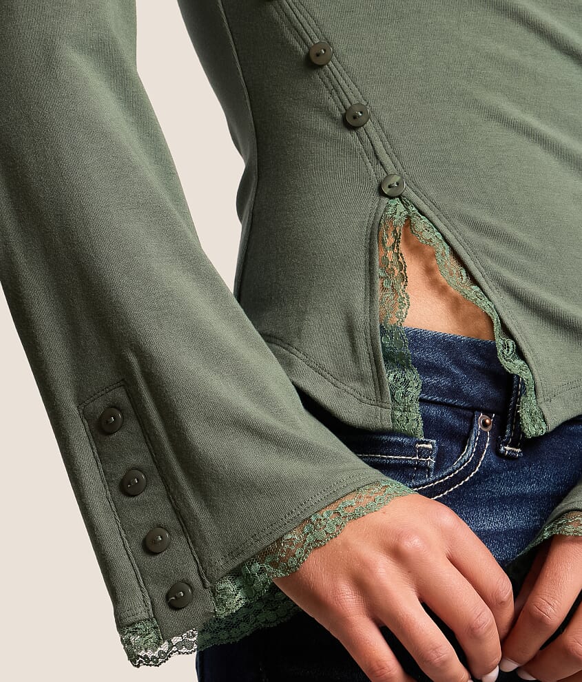 Lace Trim Top - thumbnail 3