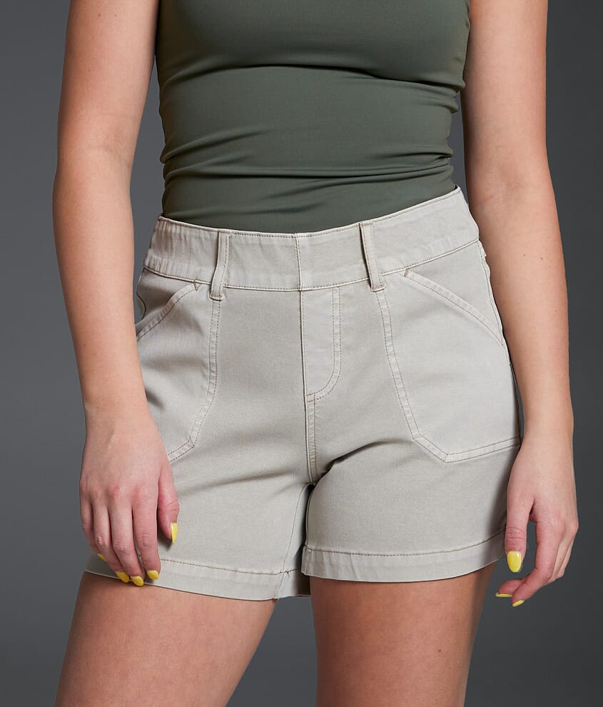 Buckle Black Pull-On Chino Stretch Short - Women's Shorts in
