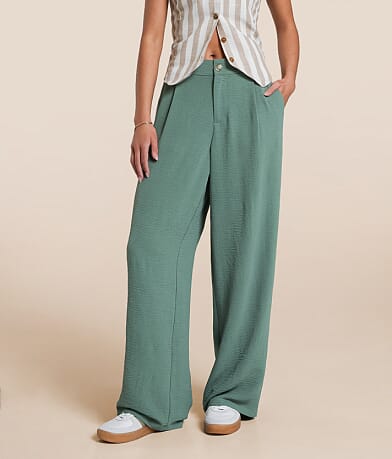 Willow & Root Crinkle Trouser Pant front view