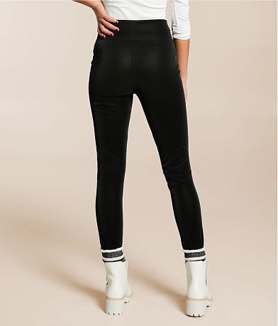 Buckle Black Pull-On Legging BACK